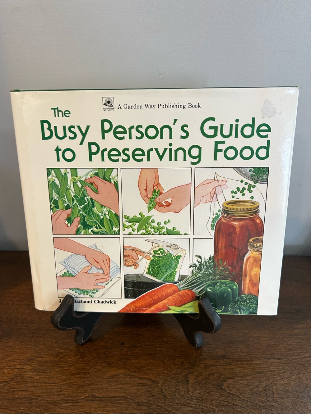 THE BUSY PERSON'S GUIDE TO PRESERVING FOOD by Janet Chadwick a Hardcover Edition